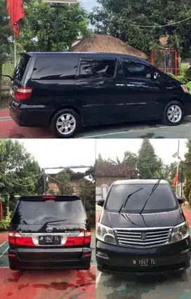 Alphard v at 2005 hitam