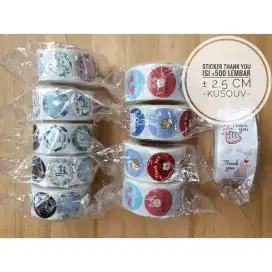 Sticker Thank You/Sticker Terima Kasih/Thankscard