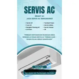 Melayani service AC