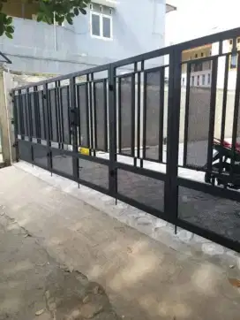 Pagar minimalis kawat espanded bulat