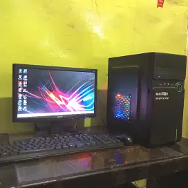 1 Set Komputer i5 Layar 16 Lengkap Siap Kirim