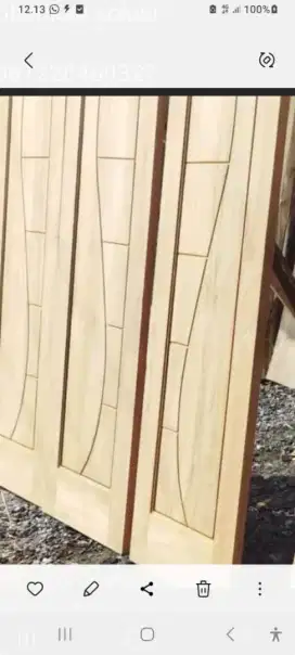 kusen pintu jati