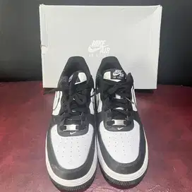 Sepatu nike force 1 low panda black white 2023 men ukuran 44 like new