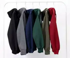 Jaket / Jacket Hoodie Pakai Resleting Pilih Warna, Ukuran M s/d 6XL