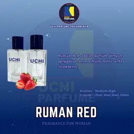 Uchi Parfume Best Seller Parfum RUMAN RED (20ML,30ML,50ML,100ML)