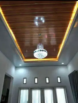 Plafon pvc terpasang mantul