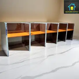 Meja sekat kubikal/partisi full
