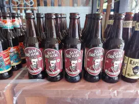 Botol beling antik bekas untuk hiasan kafe -Sam brewok  -rocker cola