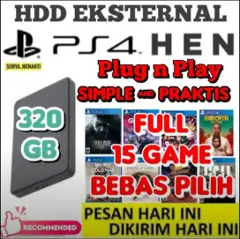 HDD PS4 320GB FULL GAME Harga Mrh Terjangkau SIAP DIKIRIM