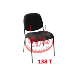 Kursi Siswa / Kursi Hadap / Kursi Rapat / KH 138 T  Coating Osc Hitam
