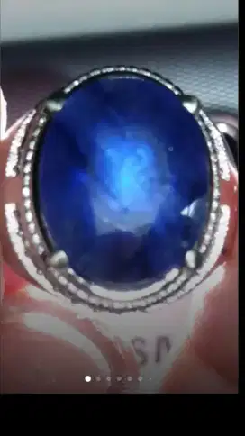 Jual Batu Cincin Dark Royal Blue Sapphire Cutting Beautiful