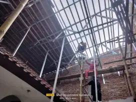 Ini kontruksi rangka atap baja ringan