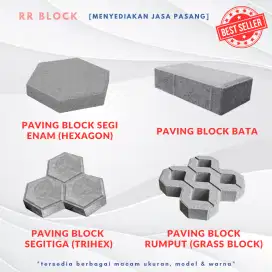 paving block, paving blok, conblock, konblok, grass block, dll