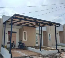 Kanopi carport rumah minimalis atap alderon RS
