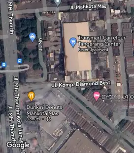 DIJUAL TANAH STRATEGIS 14,000 M2 DAN BANGUNAN EX SUPERMARKET CIKOKOL