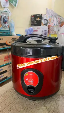 Magic com National Quality kapasitas 1liter bisa masak & hangat