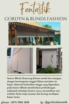 Suntex / Roller Blind / Vertica Blind / Horizontal Blind / Gorden