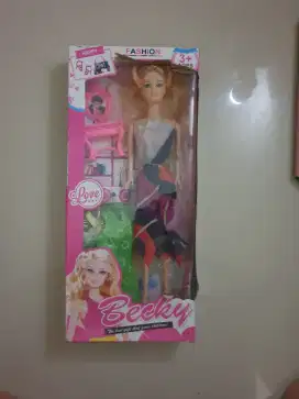 Boneka Barbie # doll Becky laris