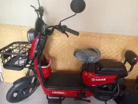 Jual sepeda listrik merk SAIGE kondisi baru masih mulus