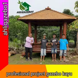 Gazebo kelapa / gazebo glugu / gazebo taman / gazebo cakep