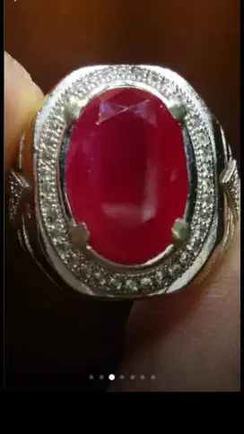 Jual Batu Cincin Red Ruby Cutting Beautiful Sweer Keren