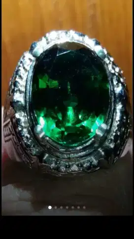 Jual Batu Cincin Dark Green Tourmaline Cutting Keren bgt