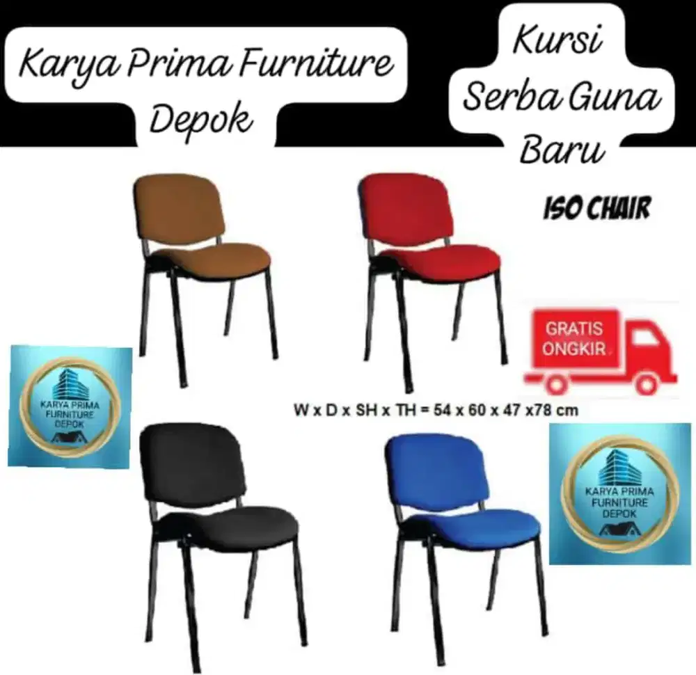 Kursi Serba Guna Kwalitas ISO Baru 385rb free ongkir pembayaran COD.