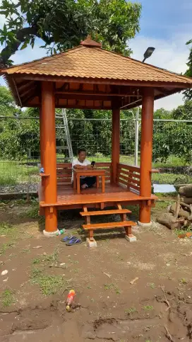 Gazebo / gazebo taman / gazebo kelapa / new gazebo