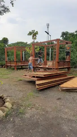 Gazebo / pasang gazebo jawa / saung / saung gazebo