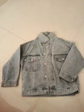 Jaket jeans anak perempuan