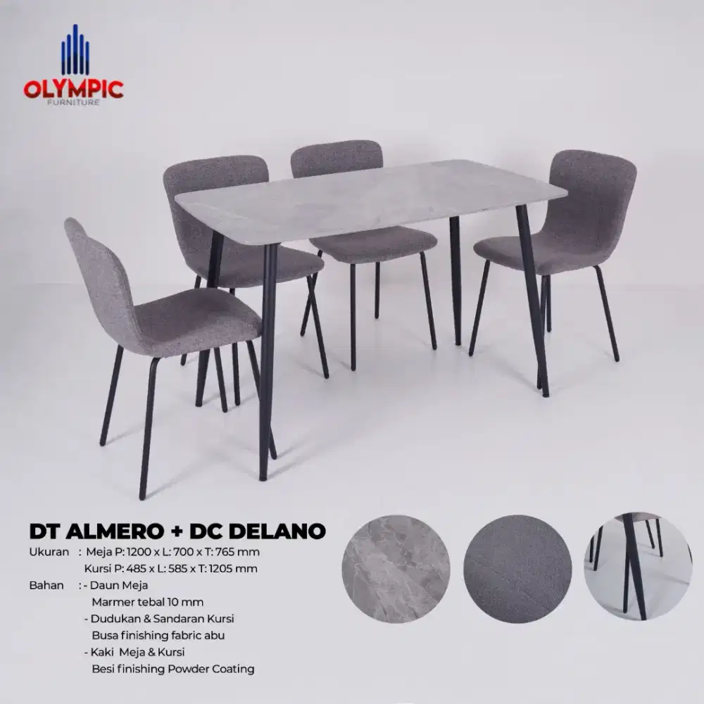 Meja makan 4 kursi model baru