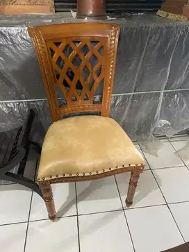 Kursi makan sofa busa jati  (satuan)