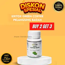 PELANGSING BADAN EXITOX GREEN COFFEE BEAN PENURUN BERAT BADAN ORIGINAL