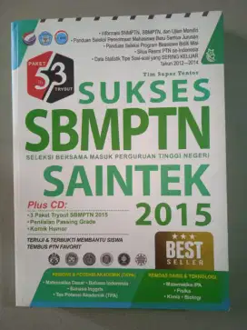 Buku Sukses SBMPTN Saintek 2015