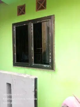 Jendela aluminium doubel