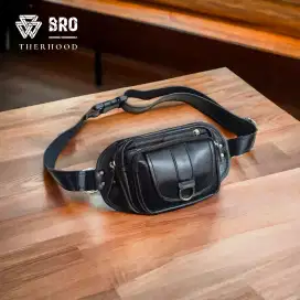 Waistbag tas dada tas pinggang kulit sapi asli TPB16