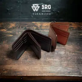 Dompet pria full kulit sapi jahit tangan model 3 dimensi DB07