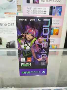 Infinix Note 40 Pro 5G 8/256 GB Dimensity 7020 5G  Garansi Resmi