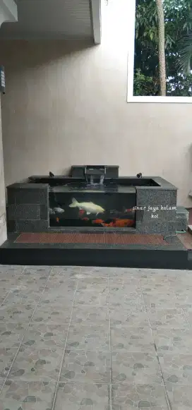 kolam minimalis kaca