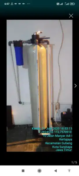 FILTER AIR PDAM AIR TANAH(TUKANG LEDENG  AIR)