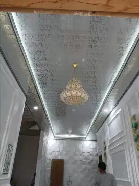 Plafon pvc minimalist Terpasang harga murah