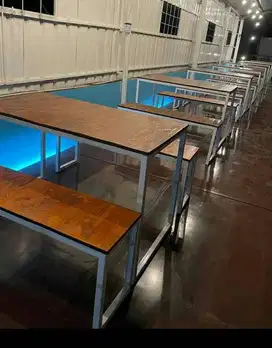 Meja cafe jati belanda