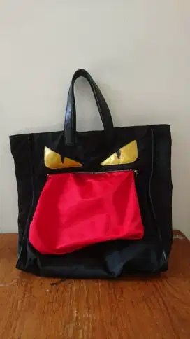 Fendi nylon monster bag