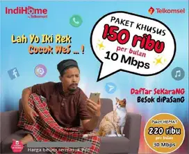 Indihome Murah Malang dan Batu Promo 150 rb 10 Mbps