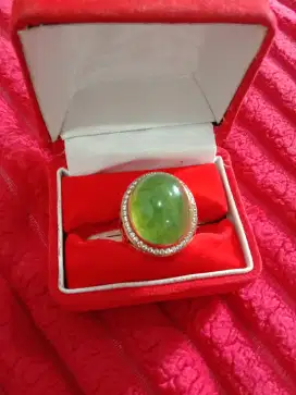 Cincin batu akik lumut sungai Dareh.