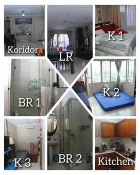 DIJUAL APARTEMEN SEMANGGI 3 KAMAR TIDUR