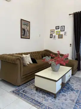SOFA L YUNANI SECOND | SOFA RUANG TAMU BESERTA MEJA