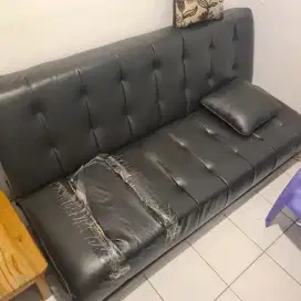 Jual Sofa Bed Warna Hitam 160cm x 120cm