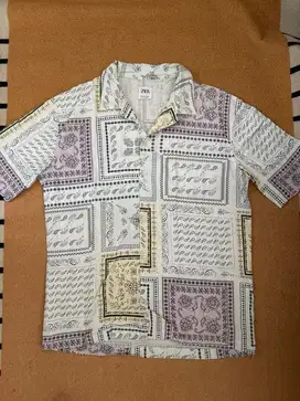 Zara kemeja paisley original