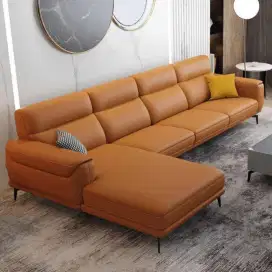 Sofa leter L minimalis ryang tamu keluarga